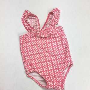 Baby Gap girls swim suit 12-18 months butterflies